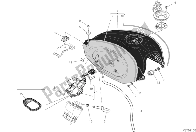 Wszystkie części do Czo? G Ducati Scrambler 1100 PRO USA 2020